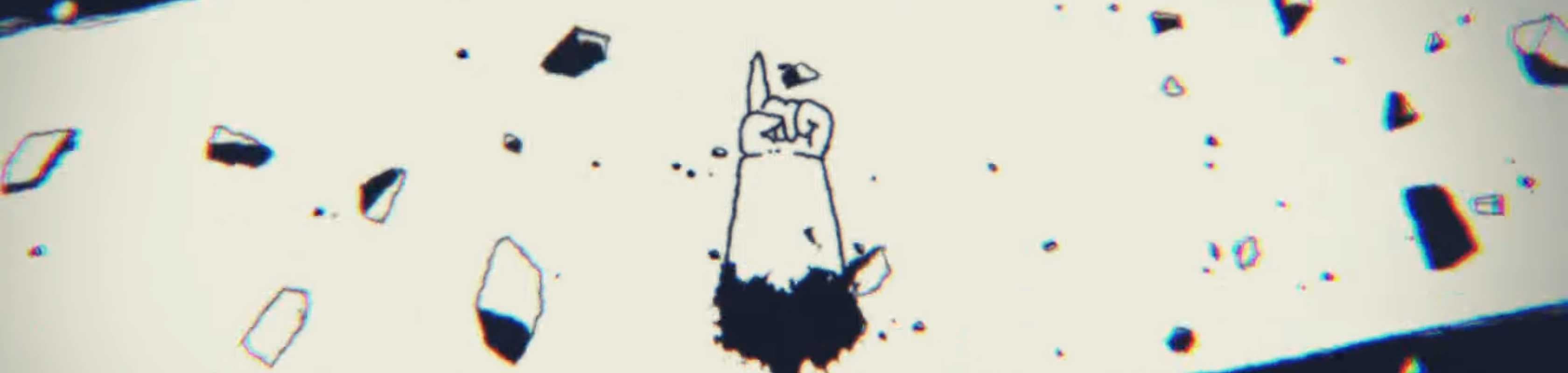 White Drizzle in Gloom banner