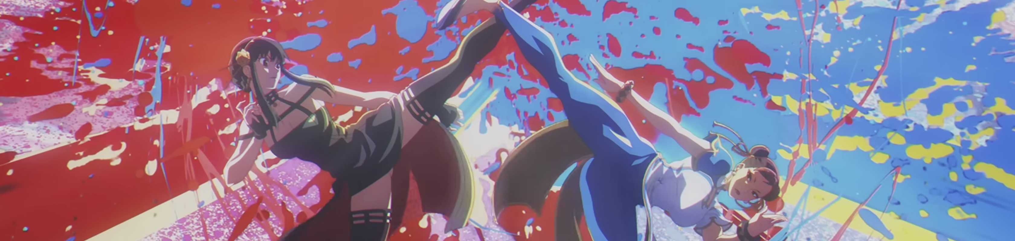 Street Fighter 6 VS SPY×FAMILY CODE: White banner