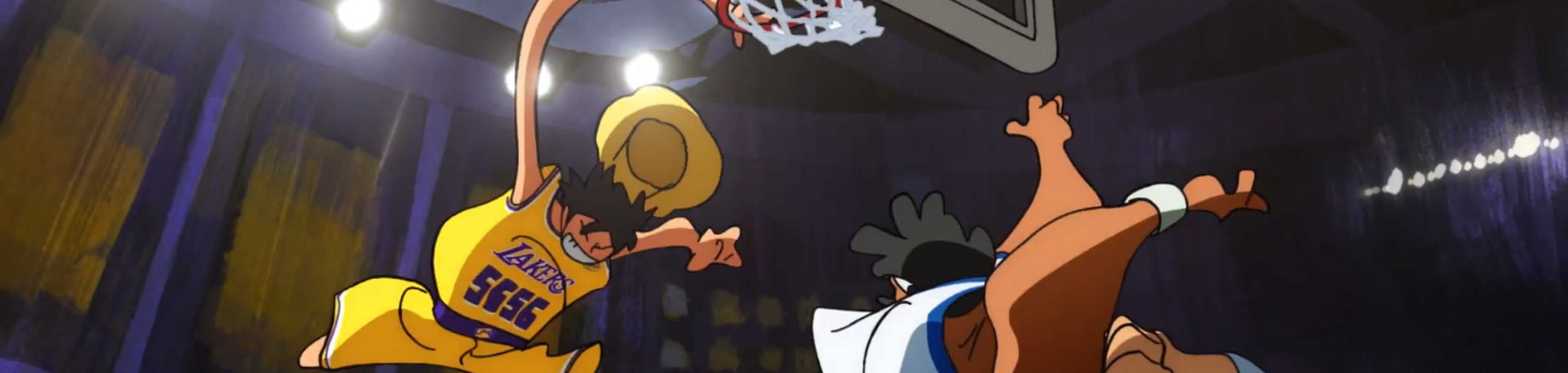 LOS ANGELES LAKERS x ONE PIECE banner