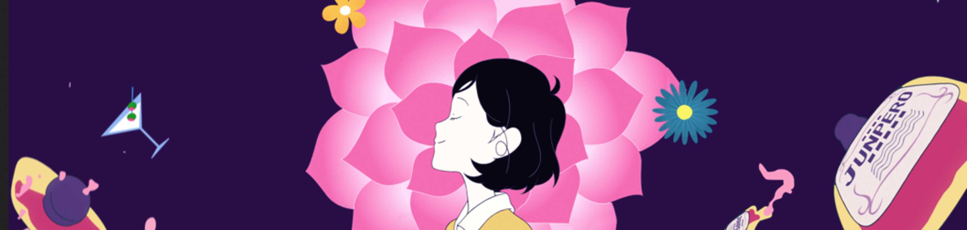 The Night is Short, Walk On Girl banner