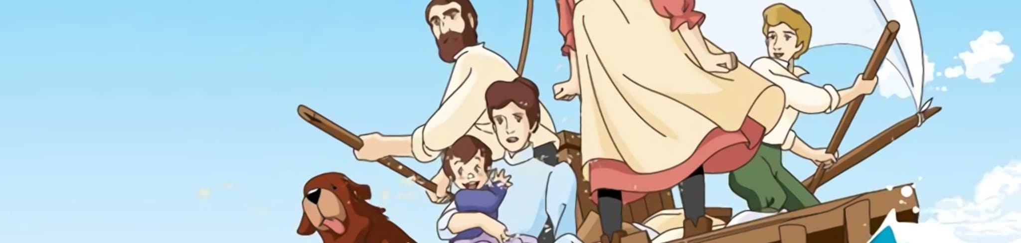 The Swiss Family Robinson: Flone of the Mysterious Island banner