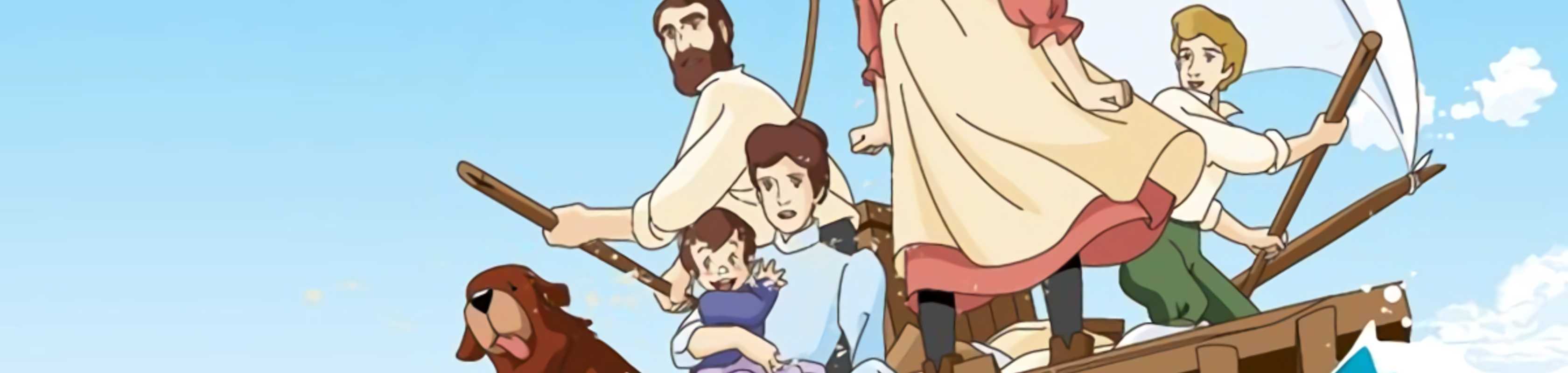 The Swiss Family Robinson: Flone of the Mysterious Island banner