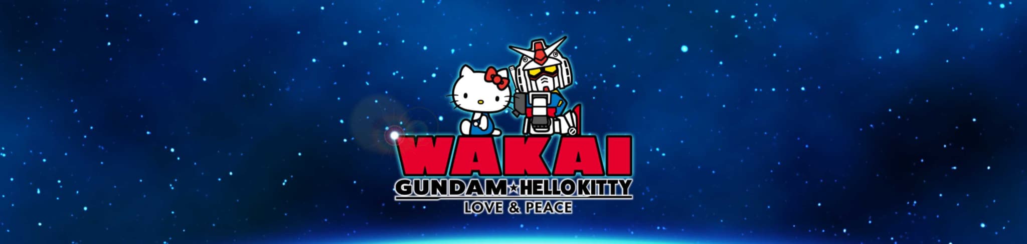 Gundam vs Hello Kitty Project banner