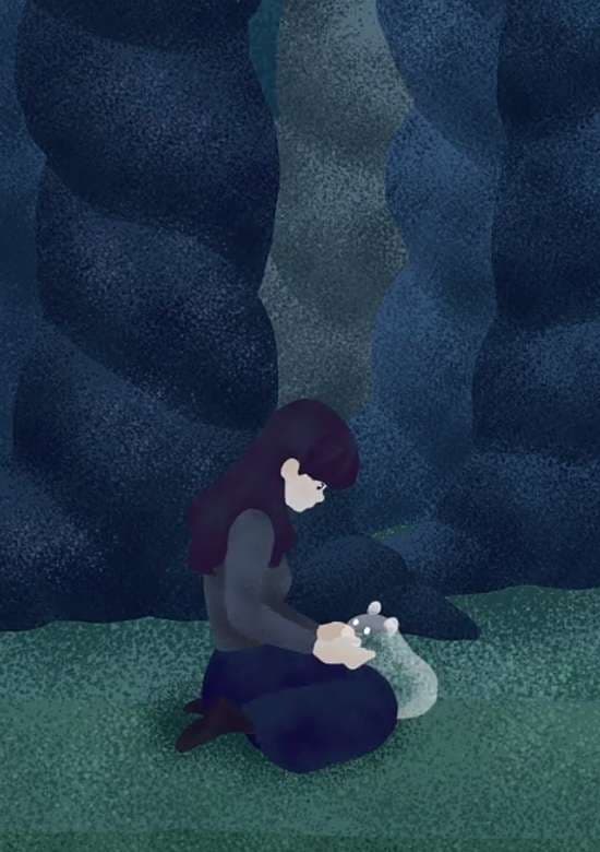 Forest ghost