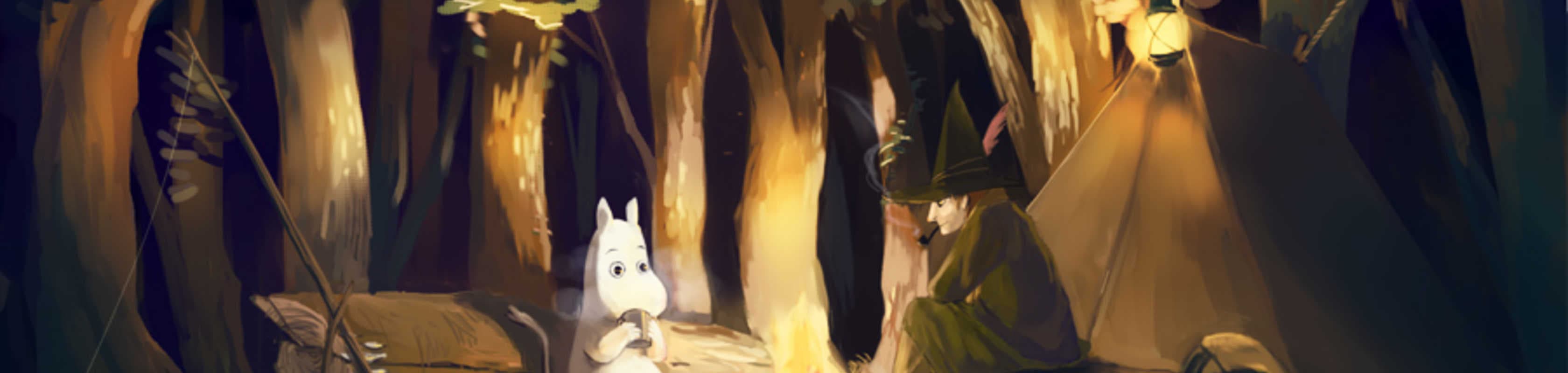 Tanoshii Moomin Ikka banner