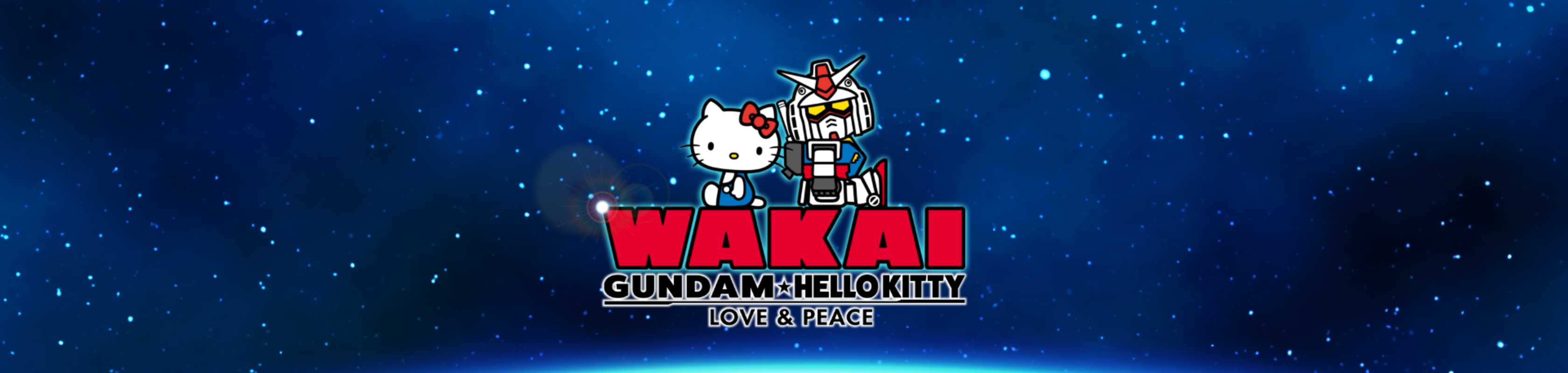 Gundam vs Hello Kitty Project banner