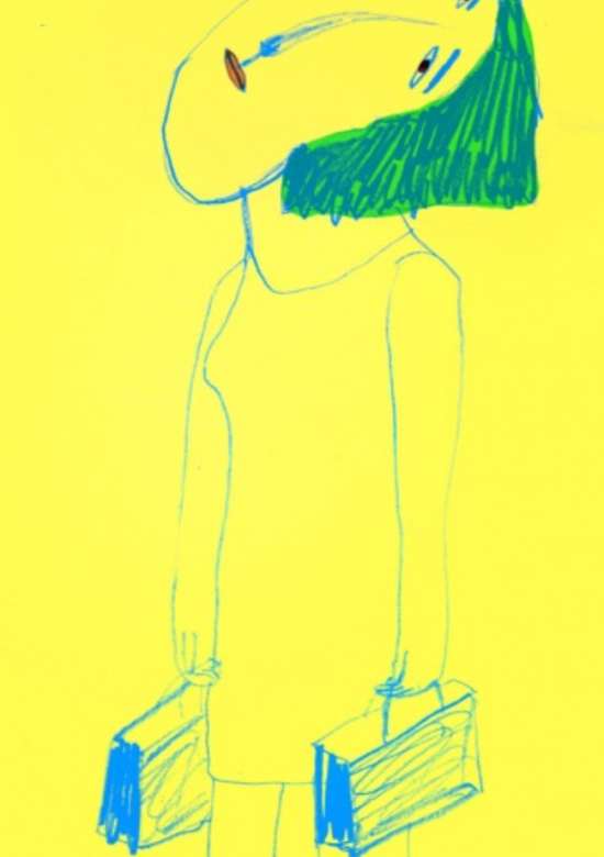 A WOMAN IN A FASHION BUILDING banner
