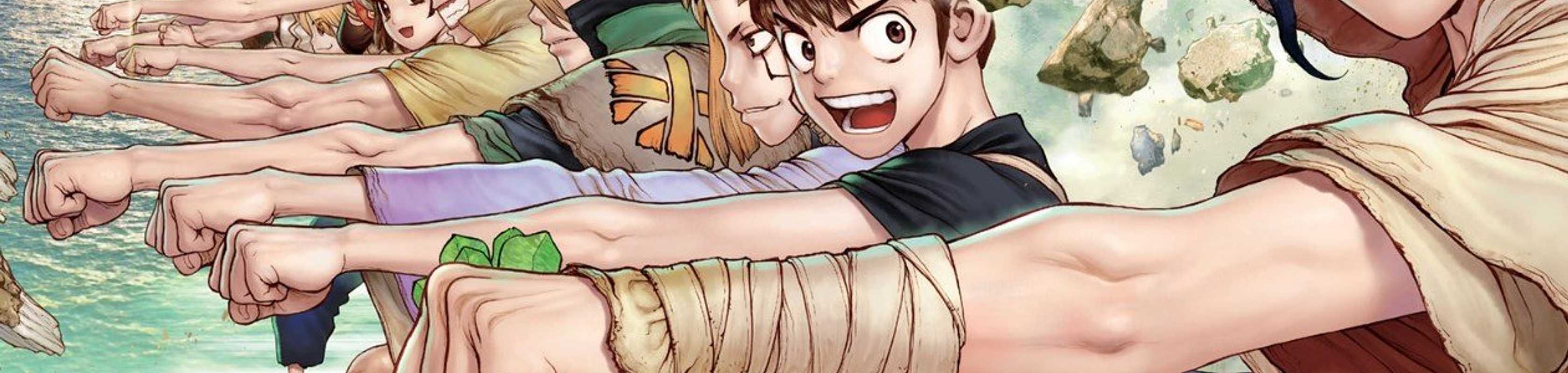 Dr. Stone: Stone Wars Eve of the Battle Special Feature banner