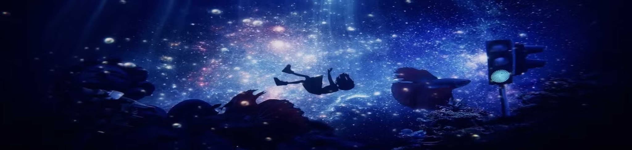 Into the Blue's banner