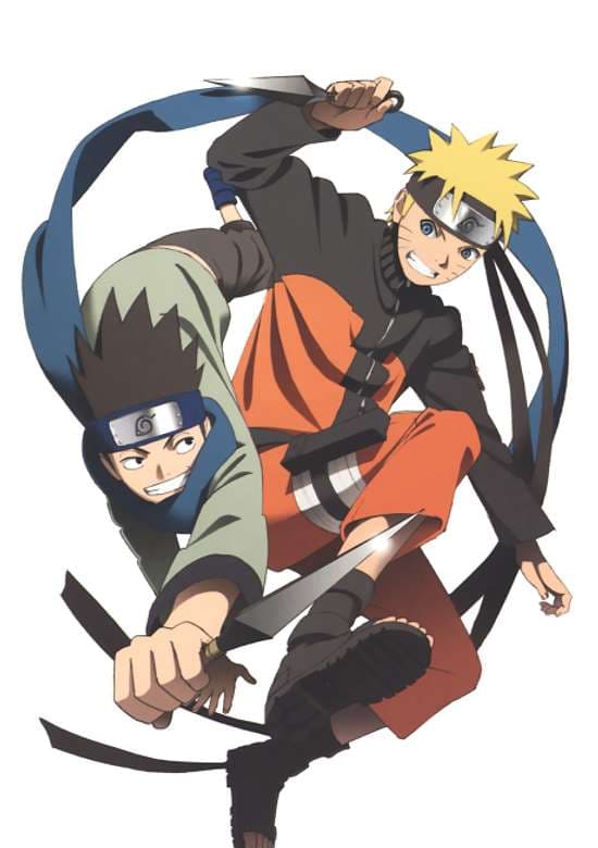 Chunin Exam on Fire! and Naruto vs. Konohamaru! banner