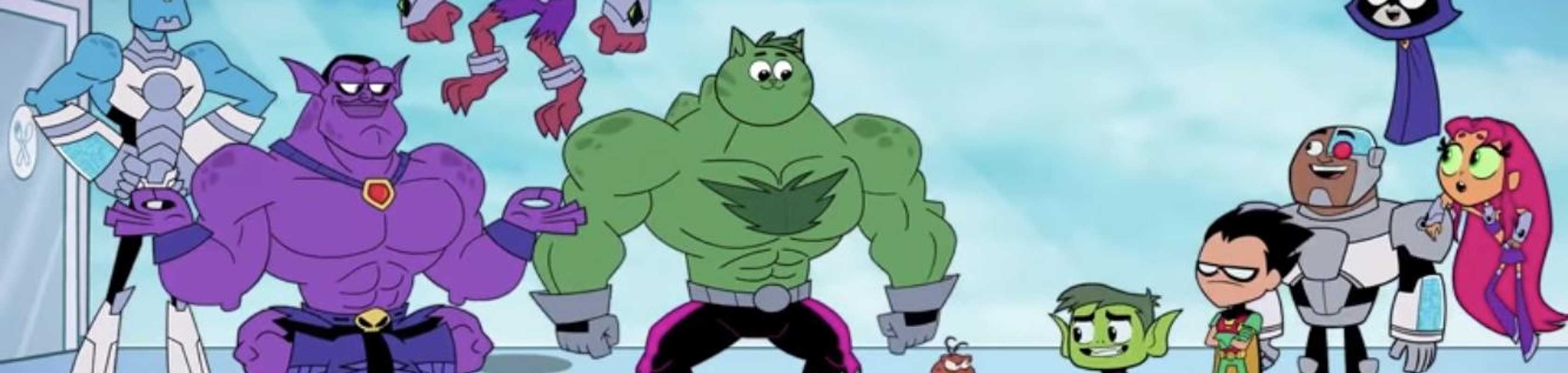 Teen Titans Go! See Space Jam! banner