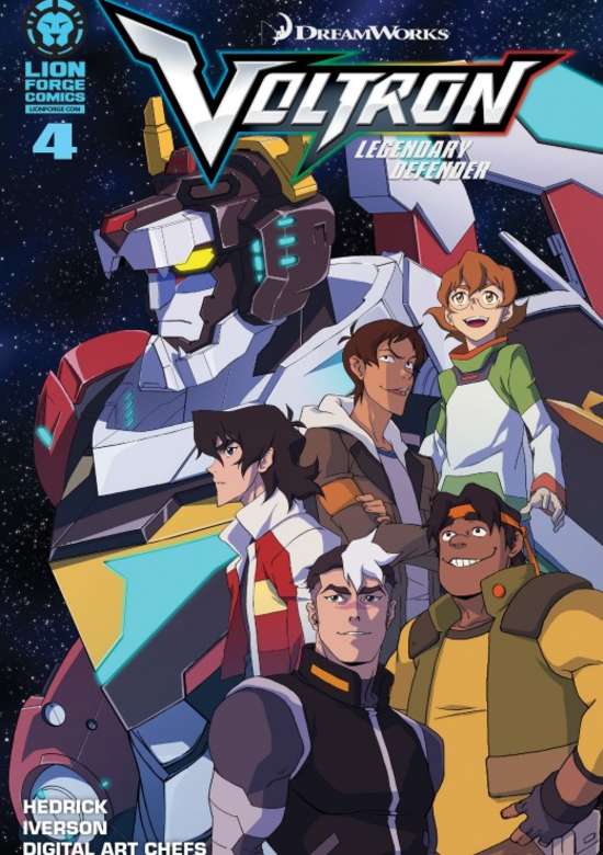 Voltron Legendary Defender: Motion Comic banner